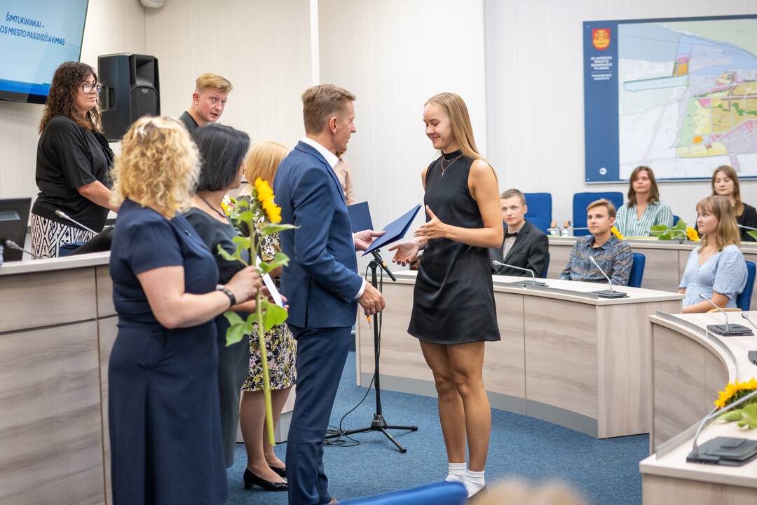 Klaipėdos šimtukininkams – piniginės premijos