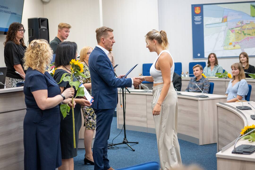 Klaipėdos šimtukininkams – piniginės premijos