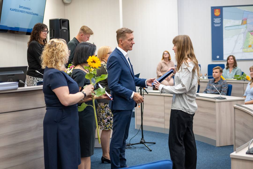 Klaipėdos šimtukininkams – piniginės premijos