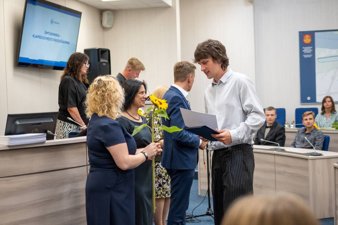 Klaipėdos šimtukininkams – piniginės premijos