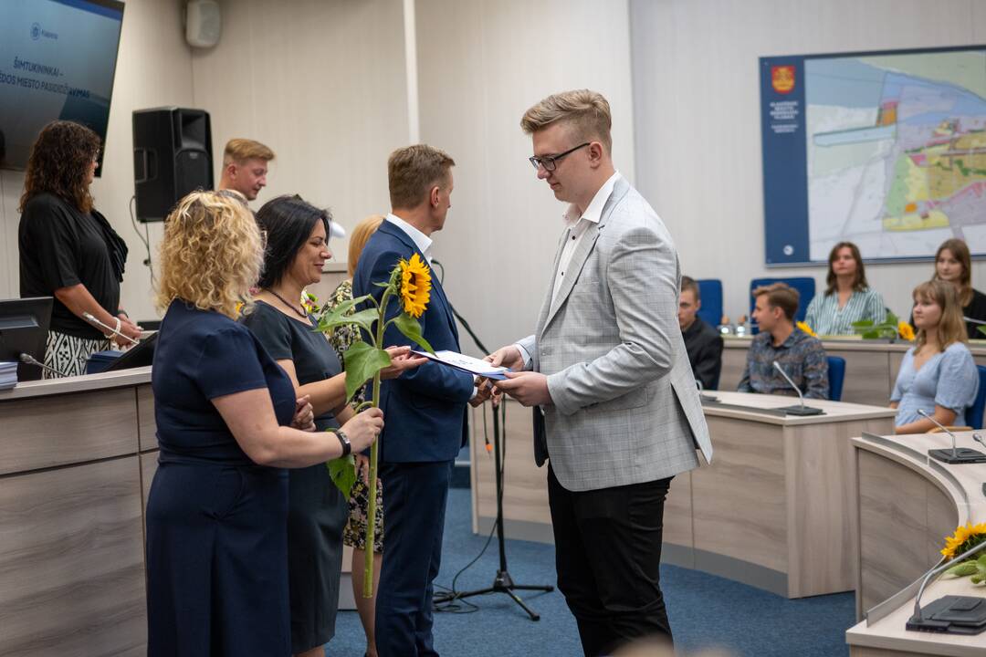 Klaipėdos šimtukininkams – piniginės premijos