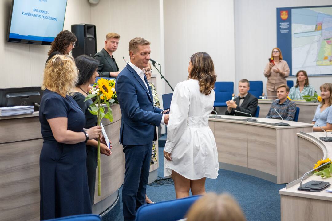Klaipėdos šimtukininkams – piniginės premijos