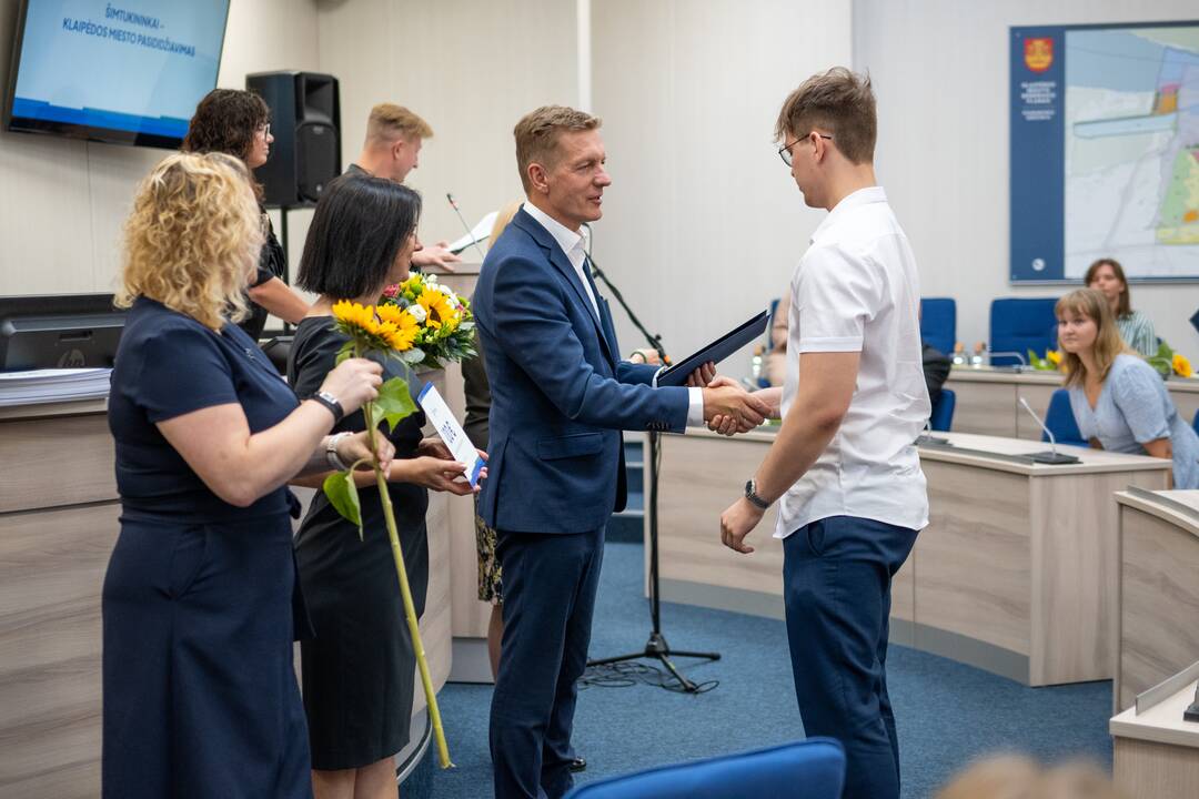 Klaipėdos šimtukininkams – piniginės premijos