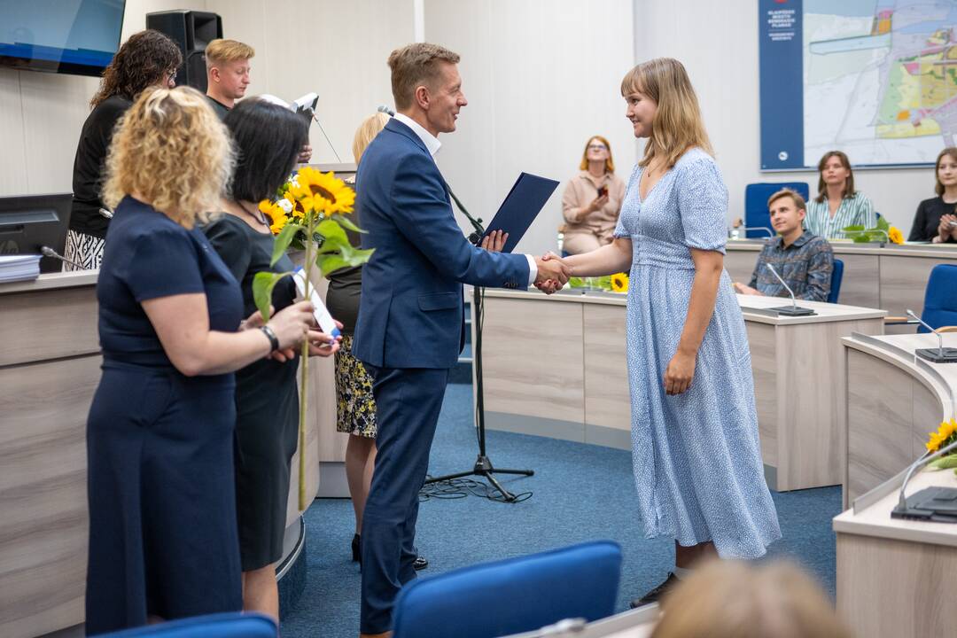 Klaipėdos šimtukininkams – piniginės premijos