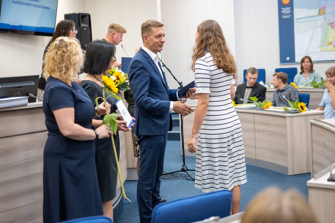 Klaipėdos šimtukininkams – piniginės premijos