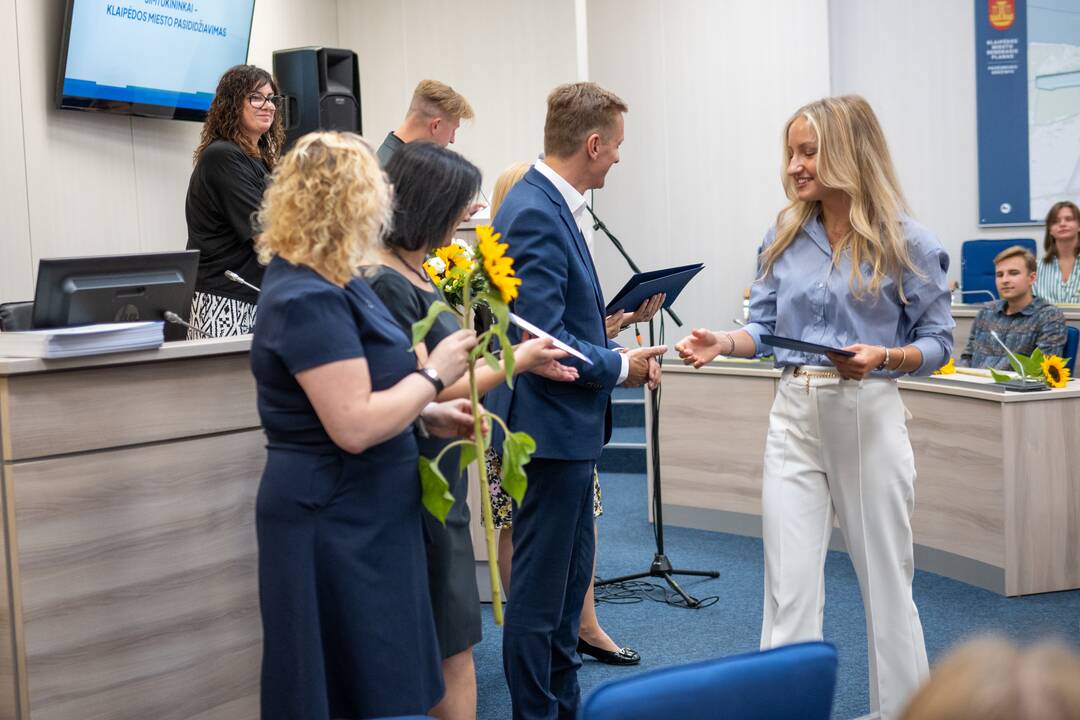 Klaipėdos šimtukininkams – piniginės premijos