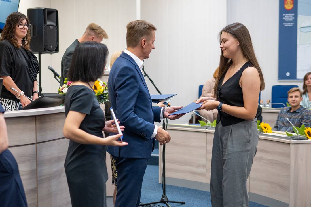 Klaipėdos šimtukininkams – piniginės premijos