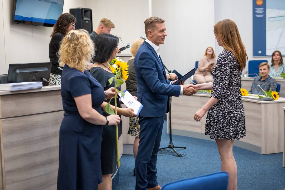 Klaipėdos šimtukininkams – piniginės premijos