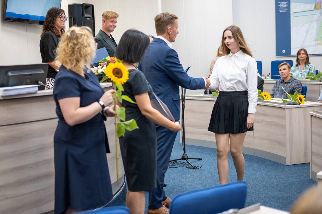 Klaipėdos šimtukininkams – piniginės premijos