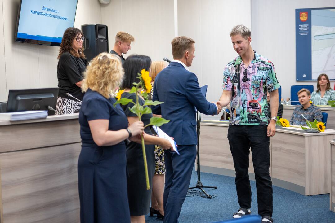 Klaipėdos šimtukininkams – piniginės premijos