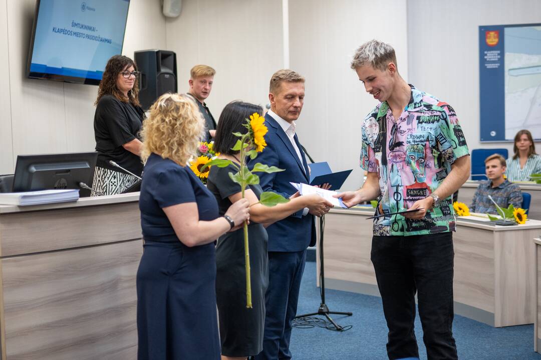 Klaipėdos šimtukininkams – piniginės premijos