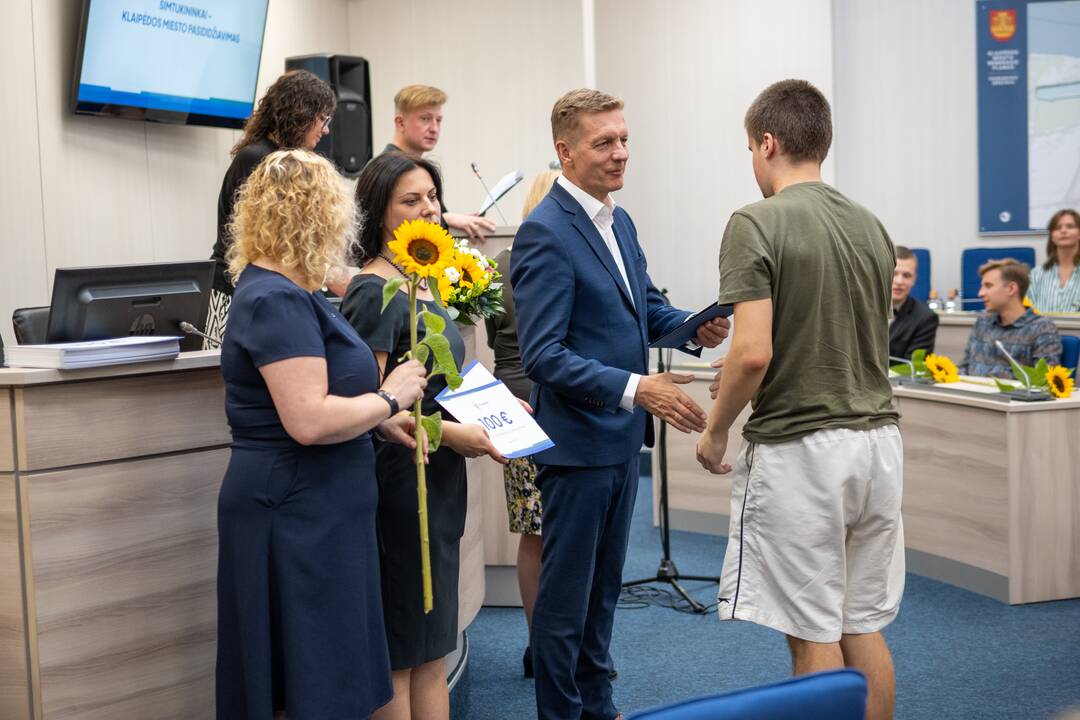 Klaipėdos šimtukininkams – piniginės premijos