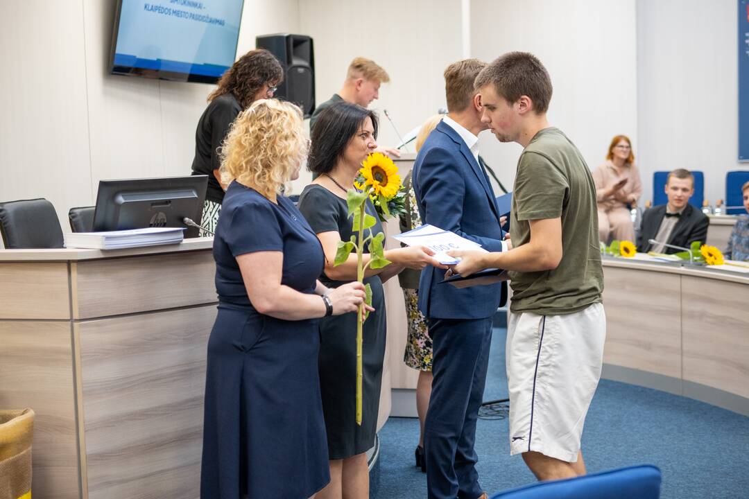 Klaipėdos šimtukininkams – piniginės premijos