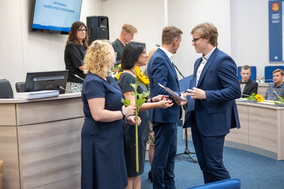 Klaipėdos šimtukininkams – piniginės premijos
