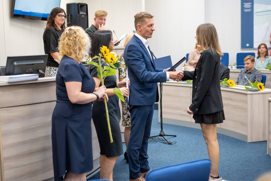 Klaipėdos šimtukininkams – piniginės premijos
