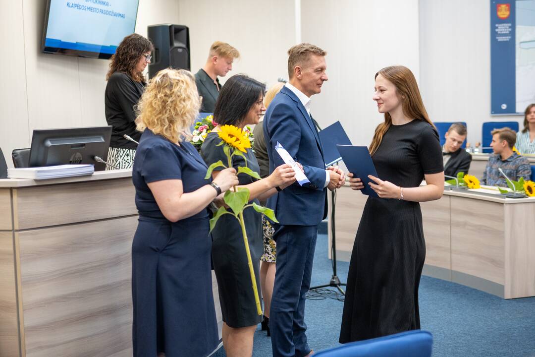 Klaipėdos šimtukininkams – piniginės premijos