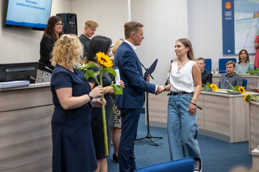 Klaipėdos šimtukininkams – piniginės premijos