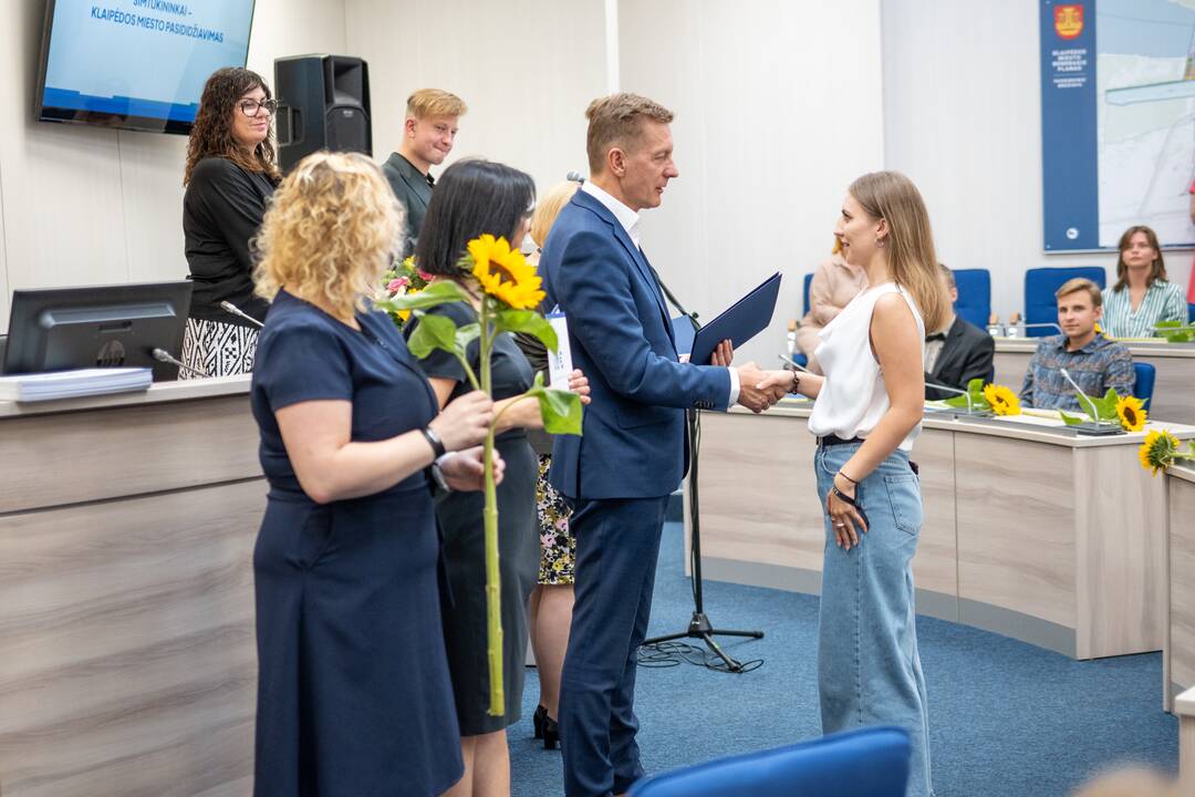 Klaipėdos šimtukininkams – piniginės premijos
