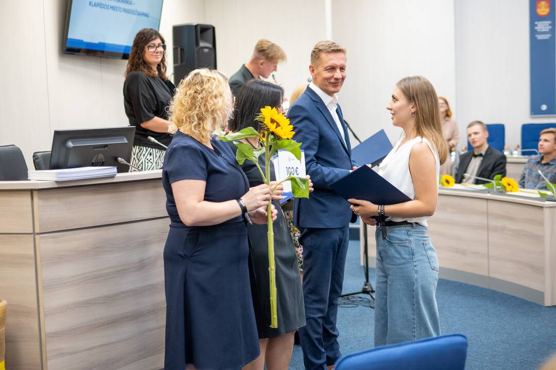 Klaipėdos šimtukininkams – piniginės premijos