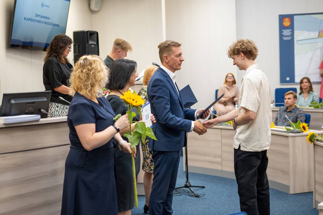 Klaipėdos šimtukininkams – piniginės premijos