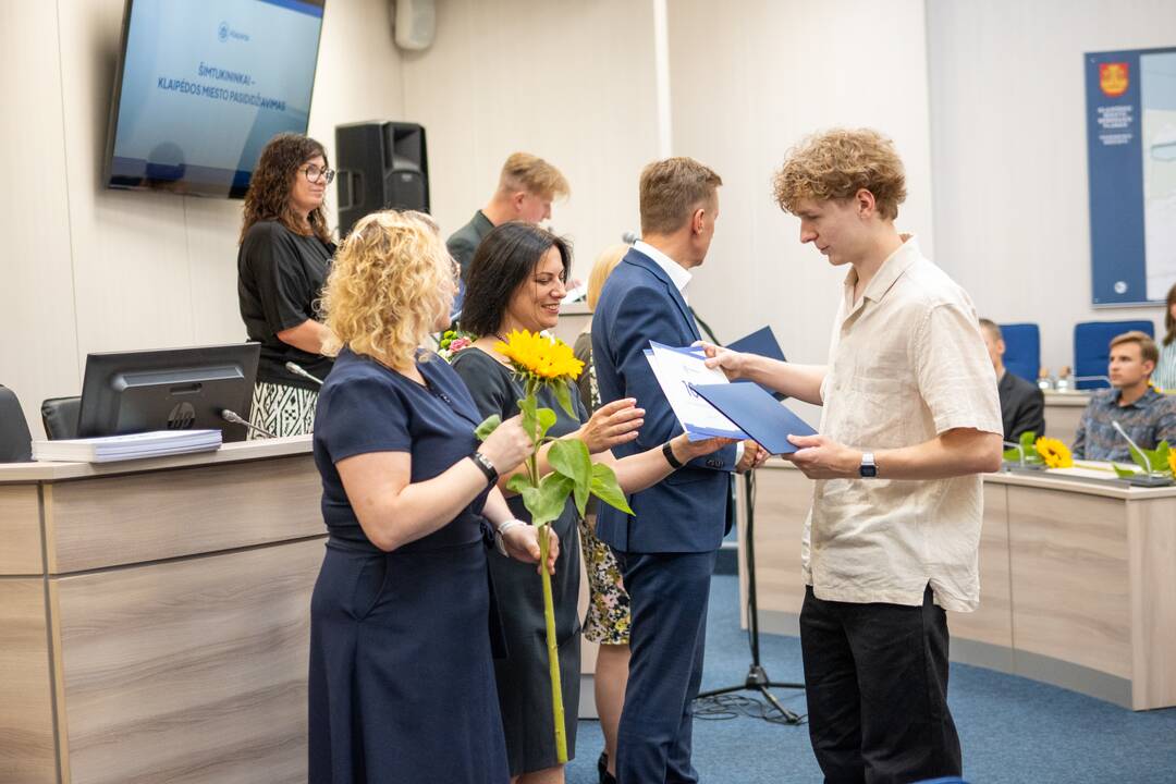 Klaipėdos šimtukininkams – piniginės premijos