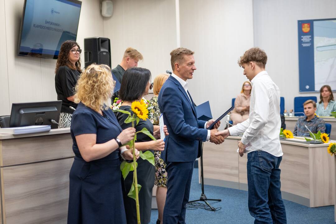 Klaipėdos šimtukininkams – piniginės premijos