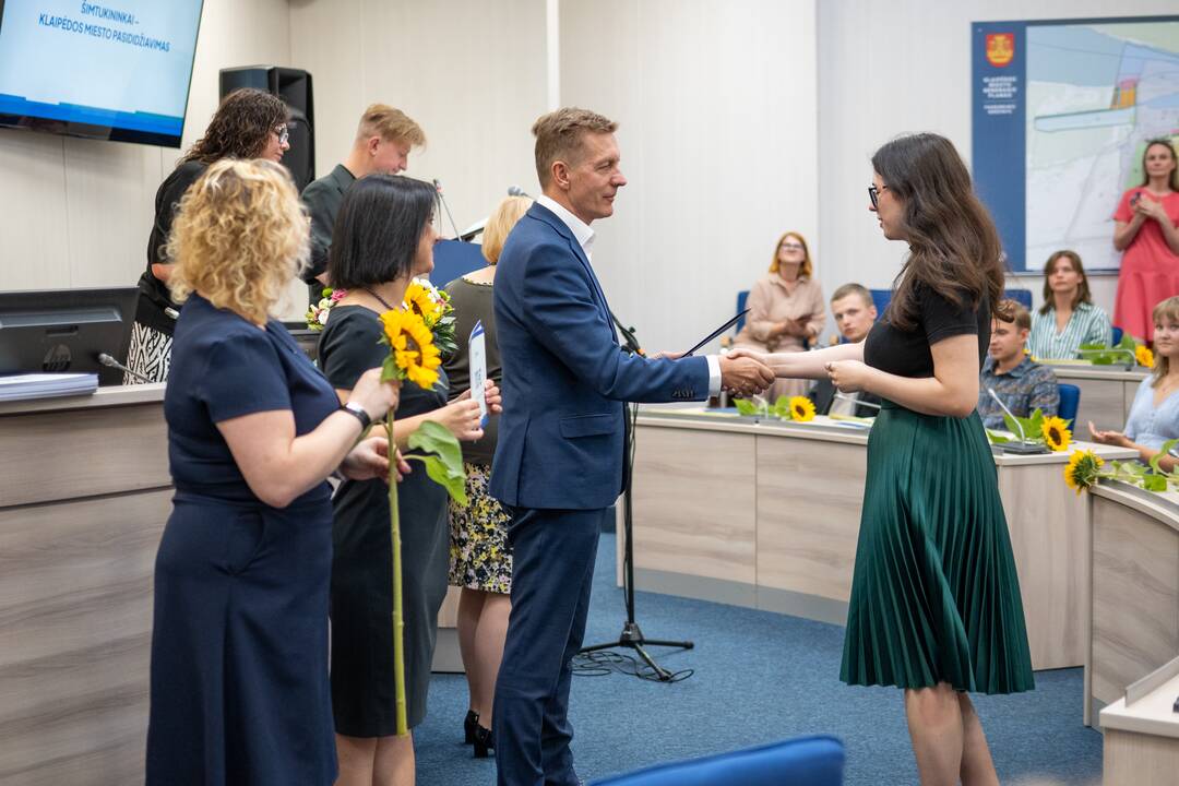 Klaipėdos šimtukininkams – piniginės premijos