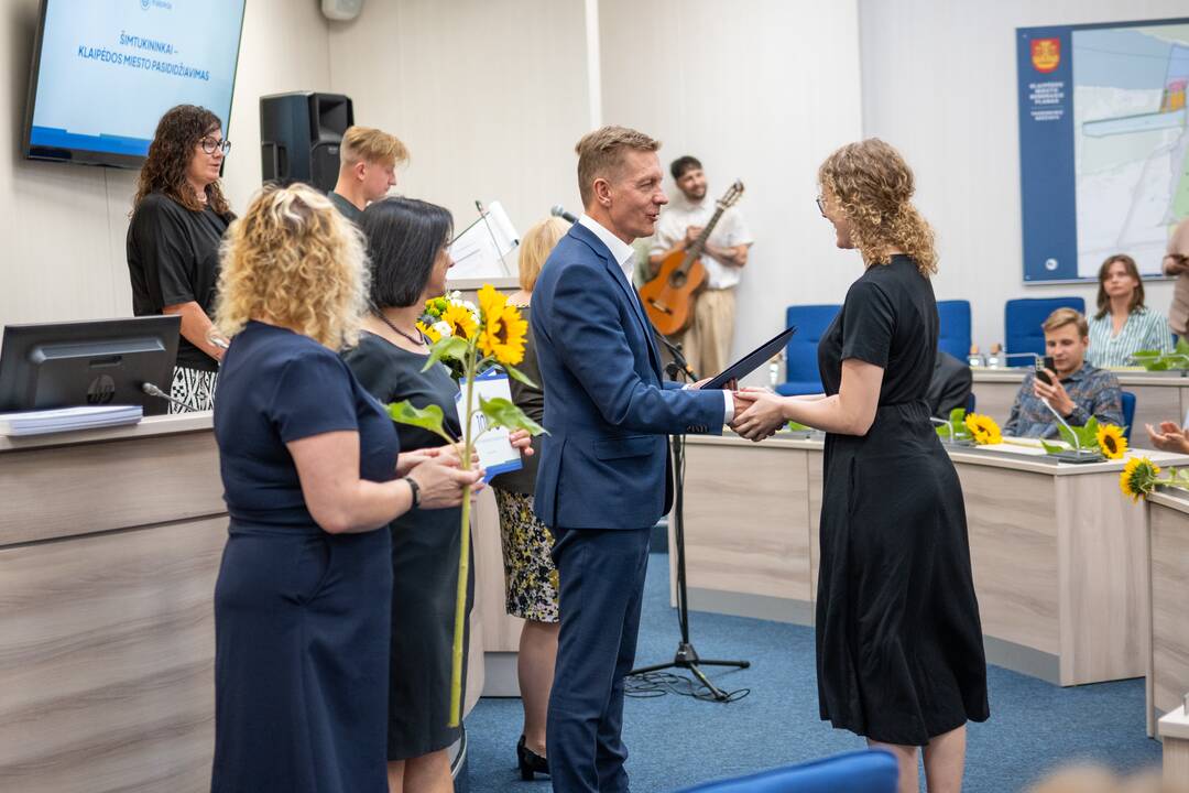 Klaipėdos šimtukininkams – piniginės premijos