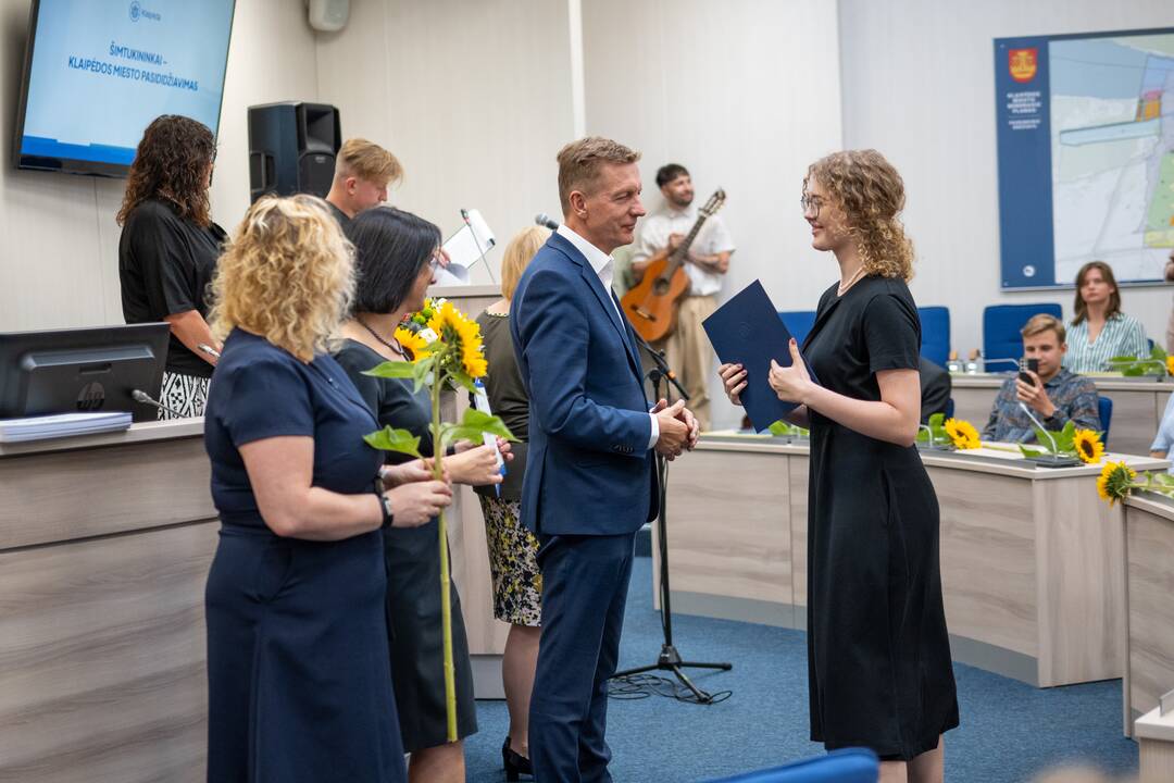 Klaipėdos šimtukininkams – piniginės premijos