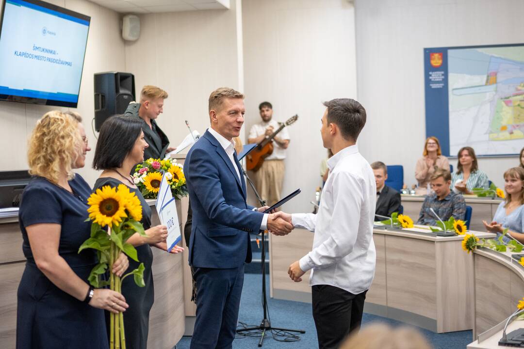 Klaipėdos šimtukininkams – piniginės premijos