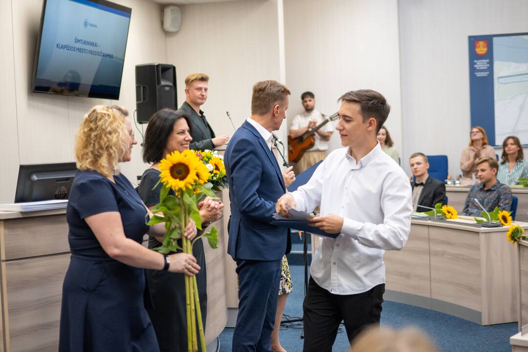 Klaipėdos šimtukininkams – piniginės premijos