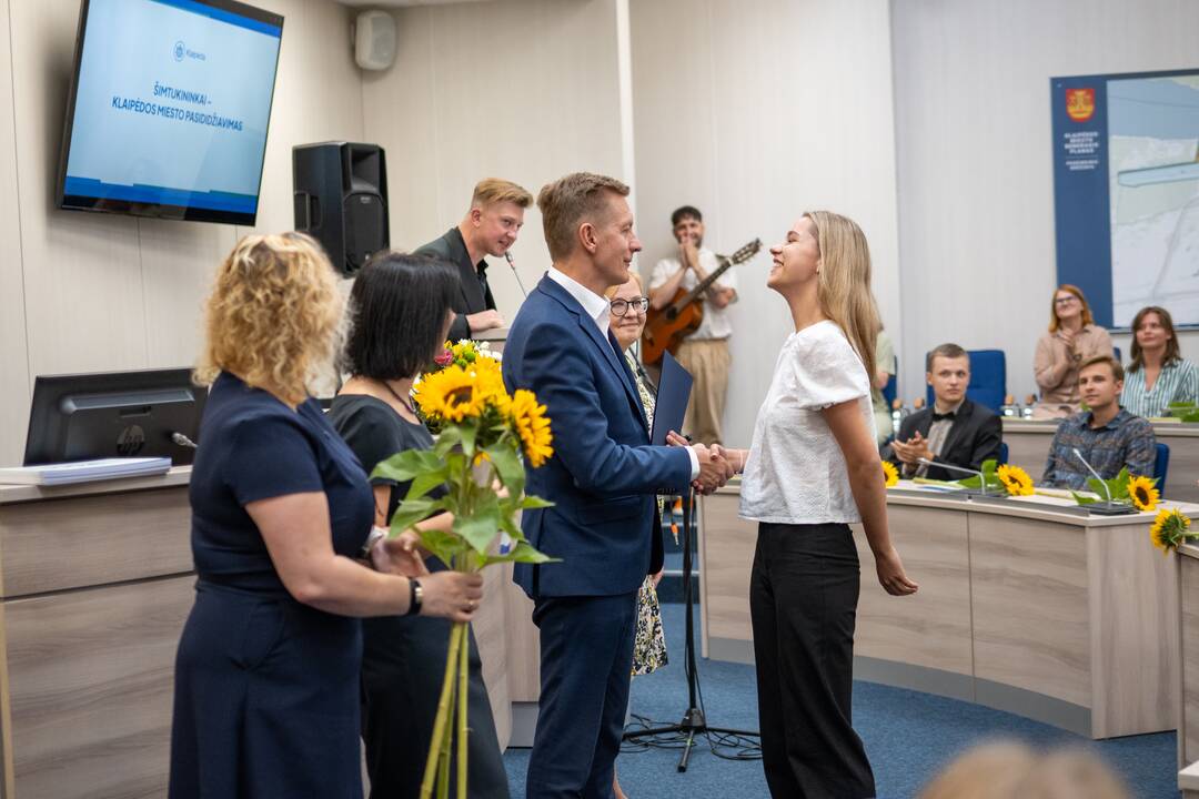 Klaipėdos šimtukininkams – piniginės premijos