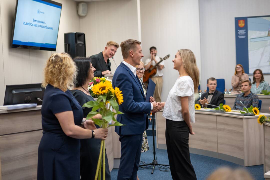 Klaipėdos šimtukininkams – piniginės premijos
