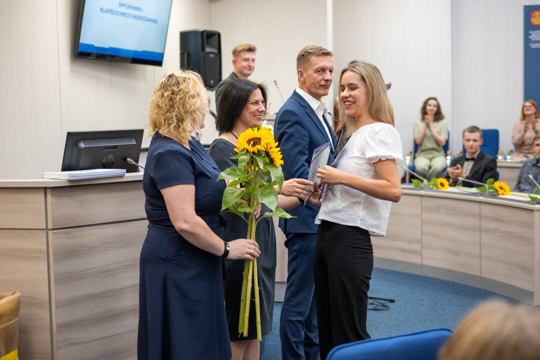 Klaipėdos šimtukininkams – piniginės premijos