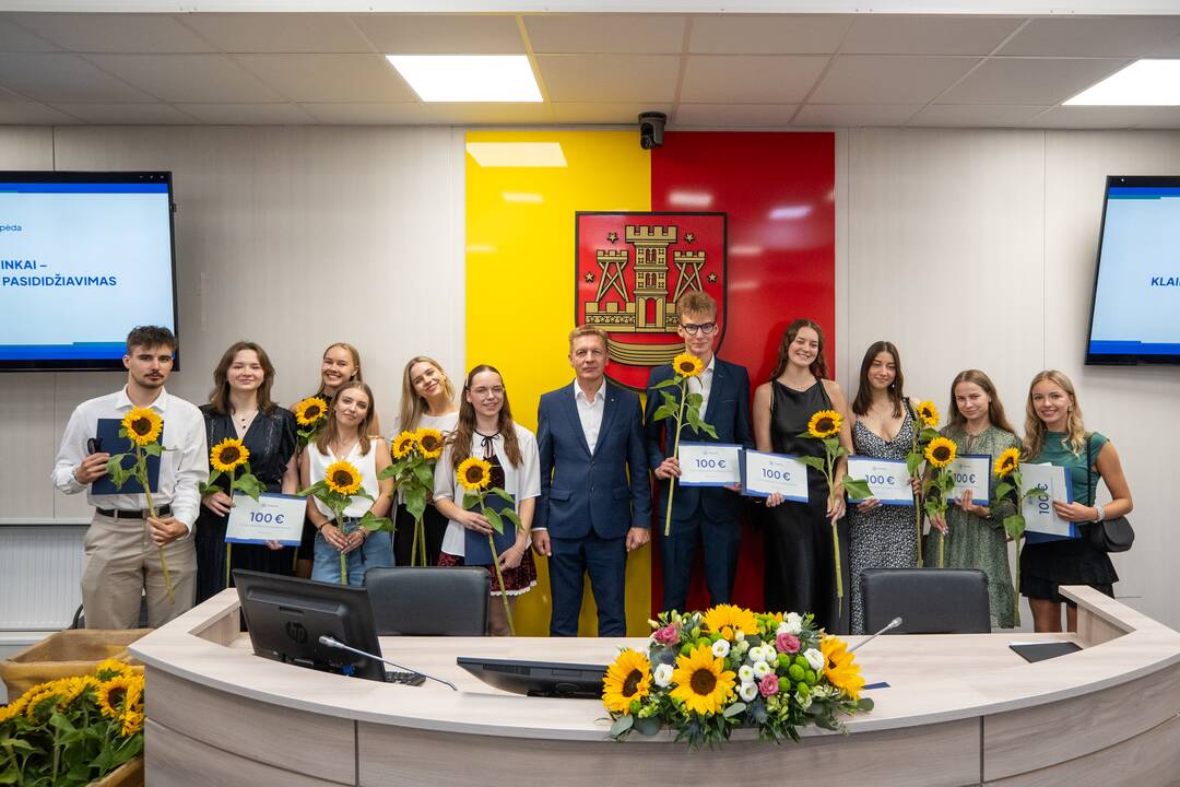 Klaipėdos šimtukininkams – piniginės premijos
