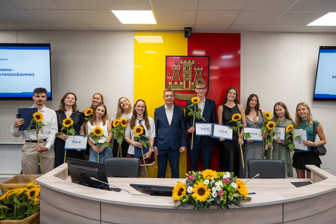 Klaipėdos šimtukininkams – piniginės premijos
