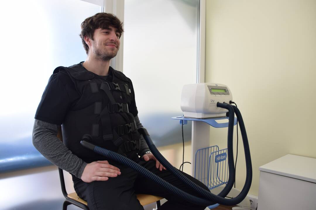 Klinikos „Testas“ haloterapijos kompleksas yra bene vienintelis Klaipėdoje, kur druskų koncentracija yra reguliuojama.