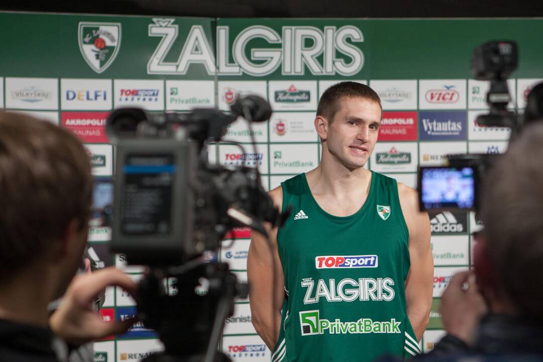 Žalgirio treniruotė prieš išvyką į Tel Avivą