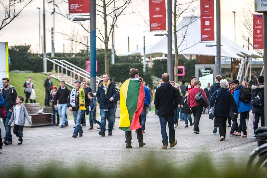 Lietuva - Anglija "Wembley" stadione