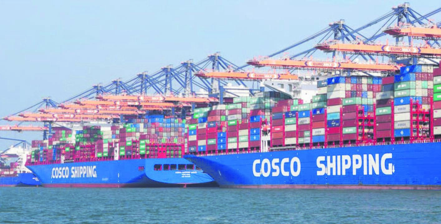 Augimas: prieš penkerius metus kompanijos „COSCO Shipping Lines“ dar net nebuvo. 