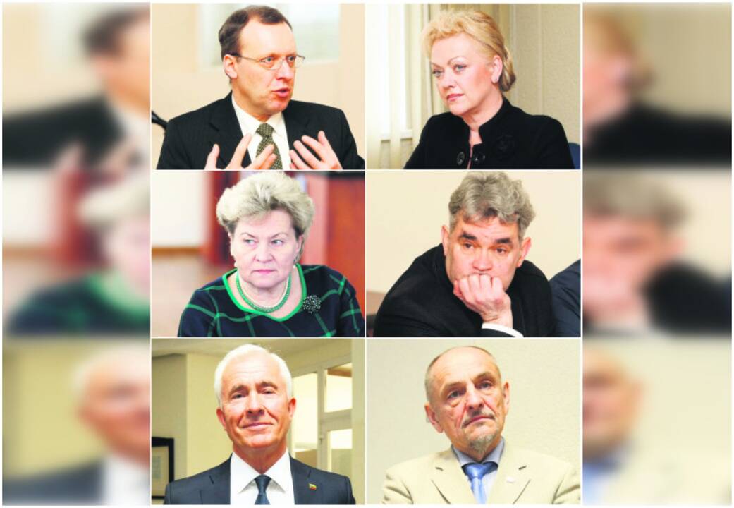Nepasisekė: šešiems kadenciją baigiantiems klaipėdiečiams Seimo nariams rinkėjai pašykštėjo balsų ir jie į parlamentą šį kartą nepateko.