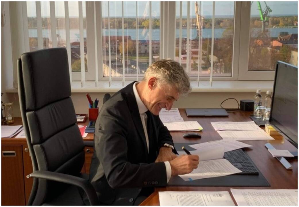 Uosto direkcijos vadovas A. Latakas