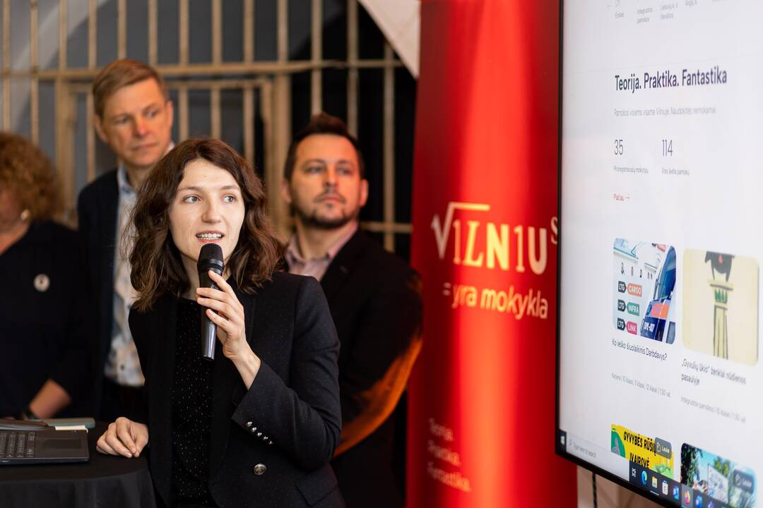 Mokymo platformos „Vilnius yra mokykla“ pristatymas