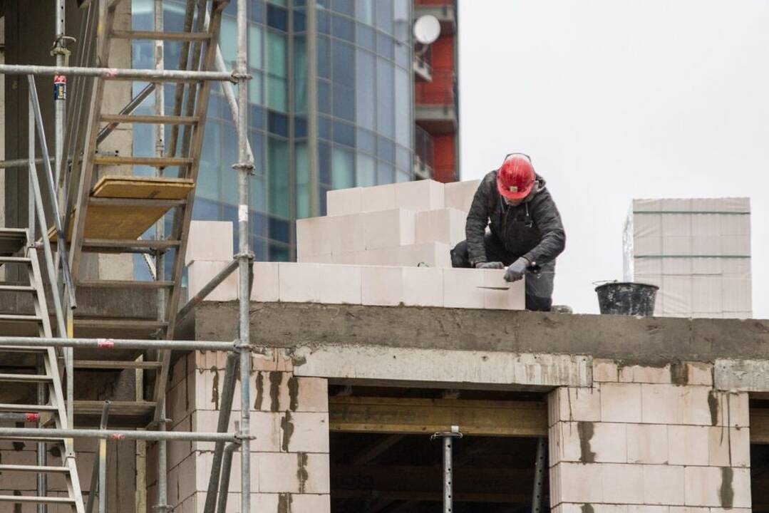 Statybos sąnaudų kainos per metus augo 17,5 proc.