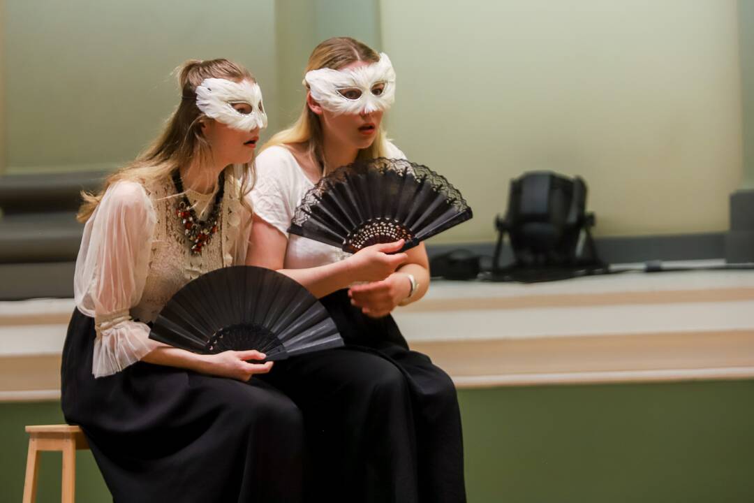 Nuotaika: Muzikos akademijos studentų energija, įsitraukimas į vaidmenis kompensavo teatro pastatymui įprastos, pasakojimo foną kuriančios scenografijos stygių.