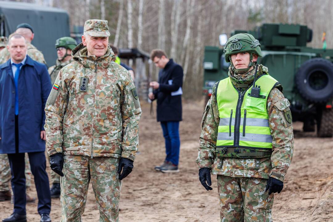 Islandijos ir Lietuvos kariuomenės vadų vizitas Rukloje 