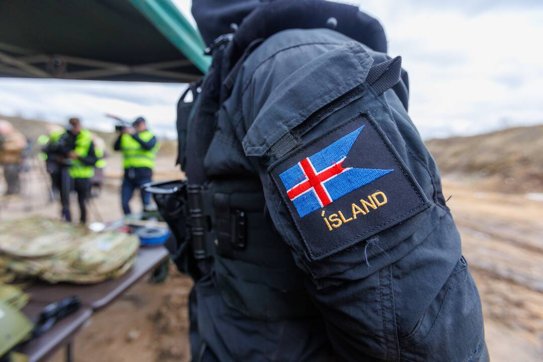 Islandijos ir Lietuvos kariuomenės vadų vizitas Rukloje 