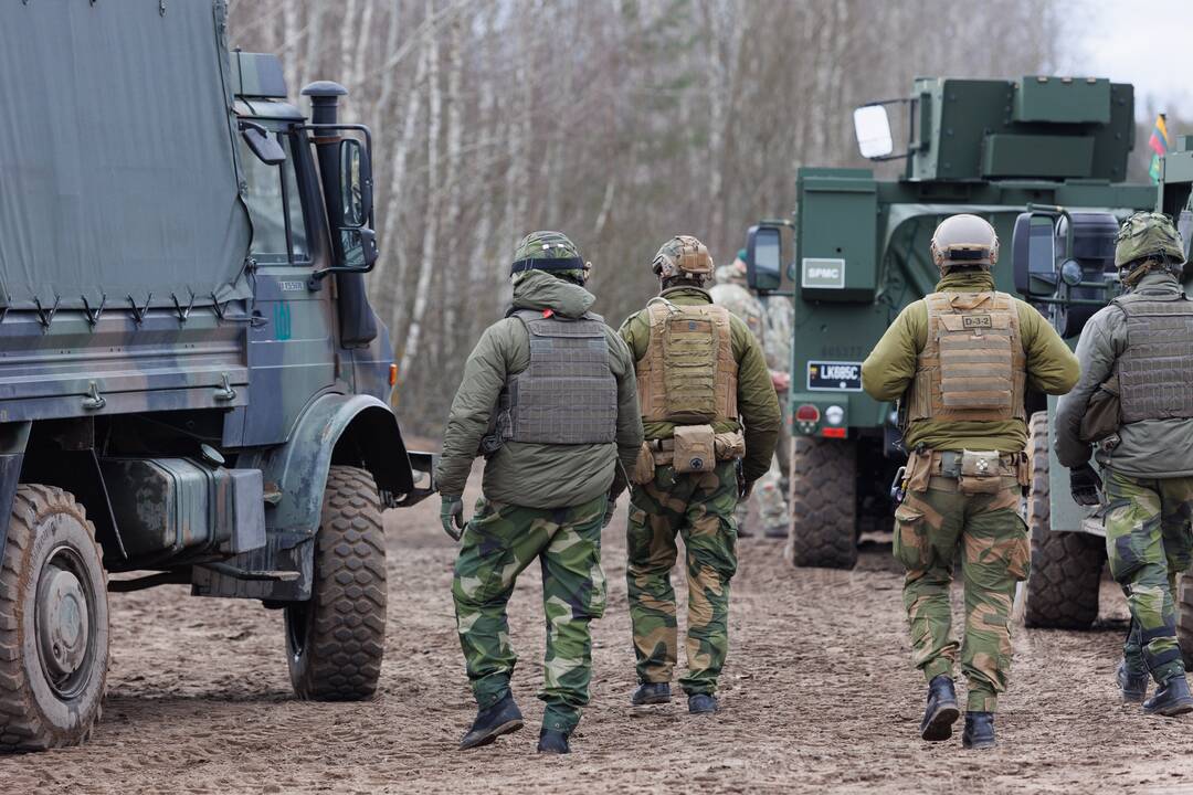 Islandijos ir Lietuvos kariuomenės vadų vizitas Rukloje 