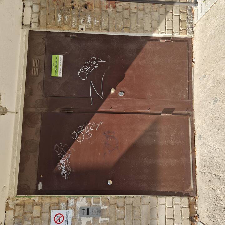 Klaipėdiečių turtas apipaišytas „Z“ raidėmis.