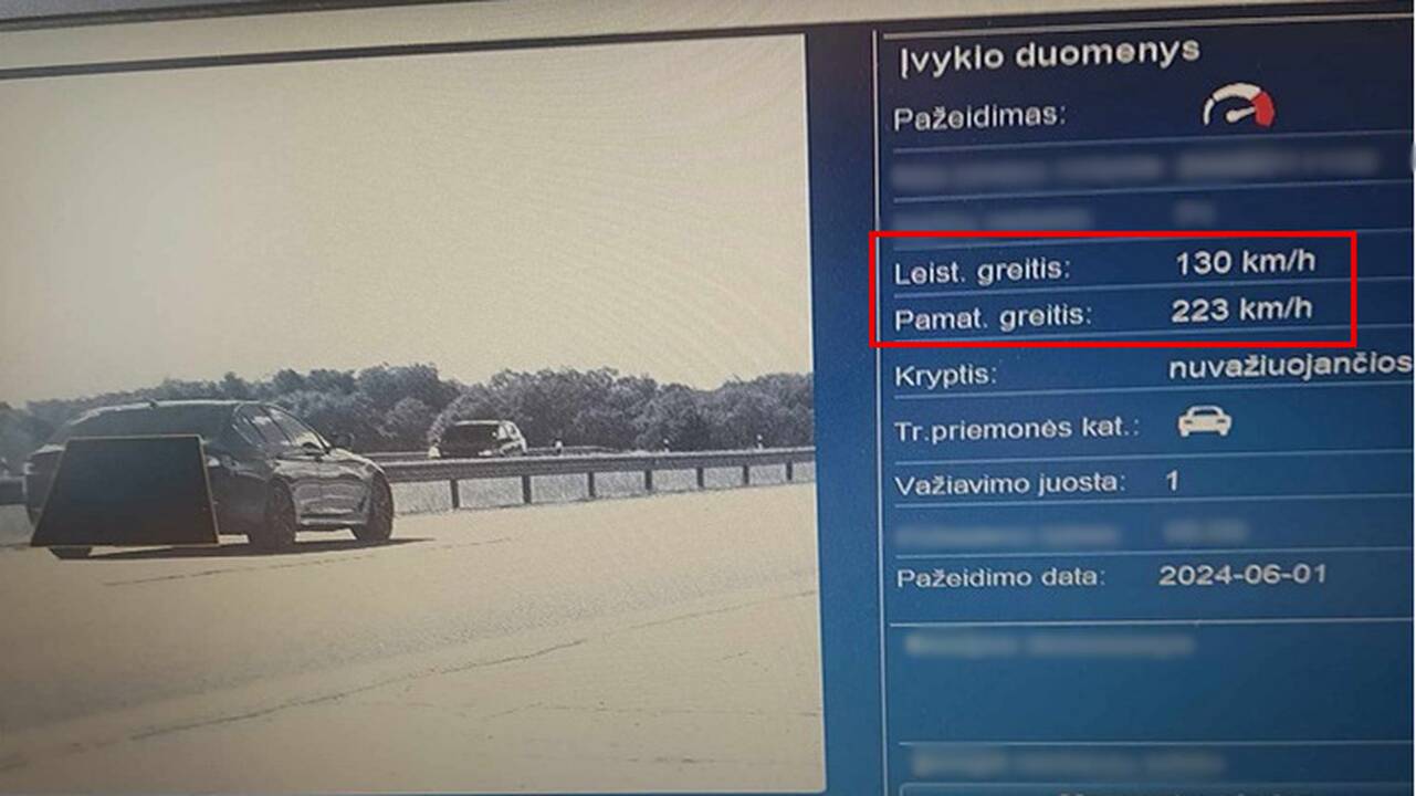 Greitį viršijantys vairuotojai.